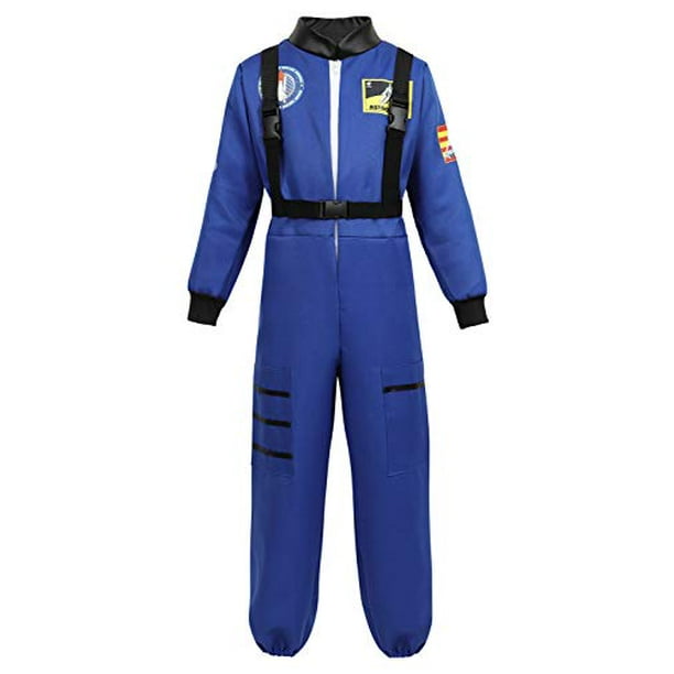 Noucher U Costume Anime Game Jumpsuit Astronaut Space Costume Cosplay Multicolor Bodysuit Set Role Play for Kids Children